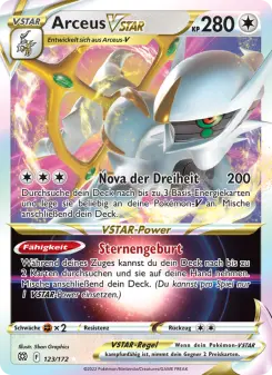 Pokémon-Karte Arceus VSTAR 123/172
