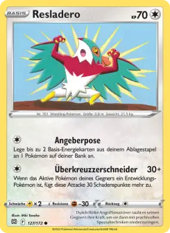 Pokémon-Karte Resladero 127/172
