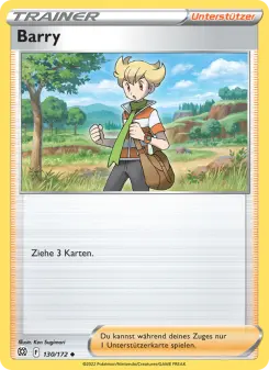 Pokémon-Karte Barry 130/172