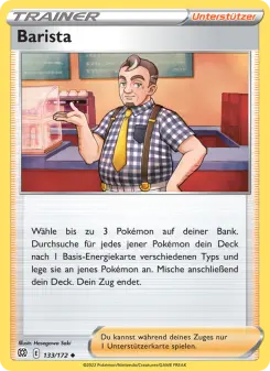 Pokémon-Karte Barista 133/172