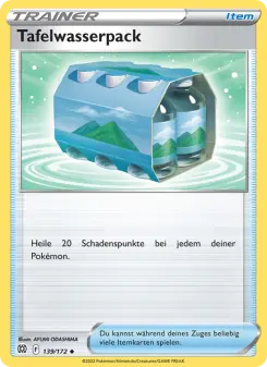 Pokémon-Karte Tafelwasserpack 139/172