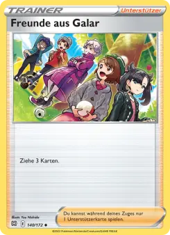 Pokémon-Karte Freunde aus Galar 140/172