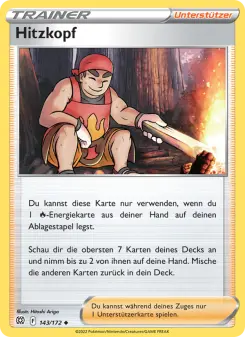 Pokémon-Karte Hitzkopf 143/172