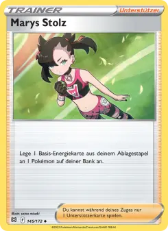Pokémon-Karte Marys Stolz 145/172