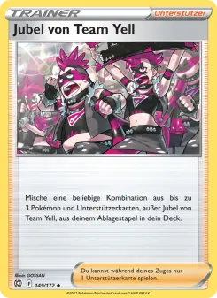 Pokémon-Karte Jubel von Team Yell 149/172