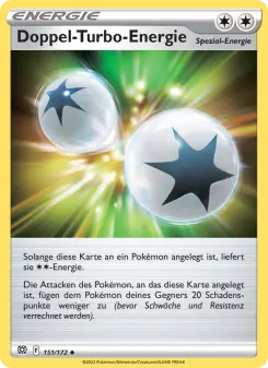 Pokémon-Karte Doppel-Turbo-Energie 151/172