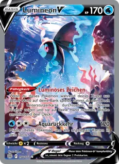 Pokémon-Karte Lumineon V 156/172