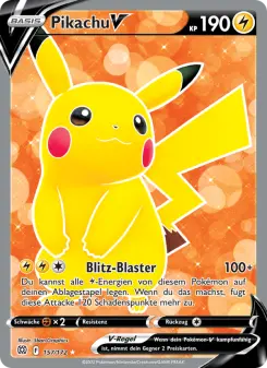 Pokémon-Karte Pikachu V 157/172