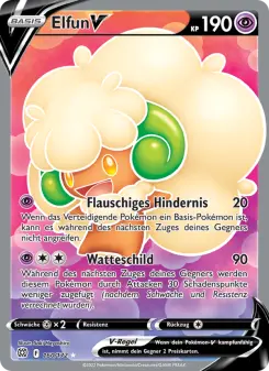 Pokémon-Karte Elfun V 160/172