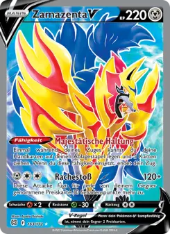 Pokémon-Karte Zamazenta V 163/172