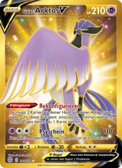 Pokémon-Karte Galar-Arktos V 181/172