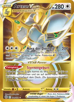 Pokémon-Karte Arceus VSTAR 184/172
