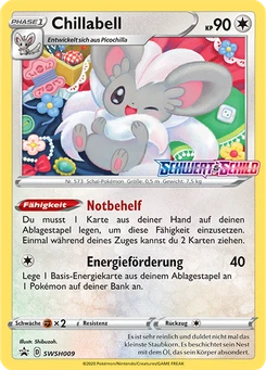 Pokémon-Karte Chillabell SWSH009