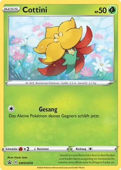 Pokémon-Karte Cottini SWSH010
