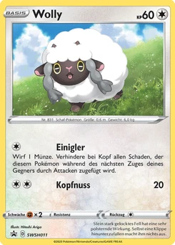 Pokémon-Karte Wolly SWSH011
