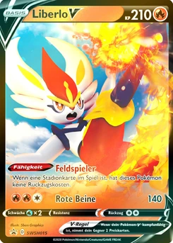 Pokémon-Karte Liberlo V SWSH015