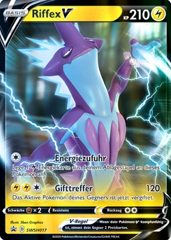 Pokémon-Karte Riffex V SWSH017