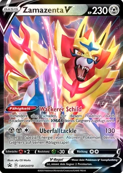 Pokémon-Karte Zamazenta V SWSH019