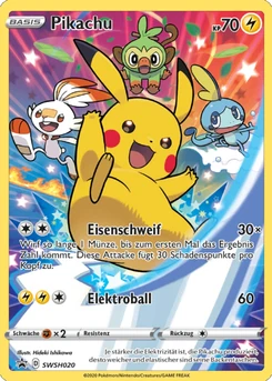 Pokémon-Karte Pikachu SWSH020