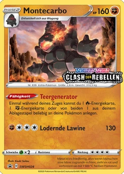 Pokémon-Karte Montecarbo SWSH024