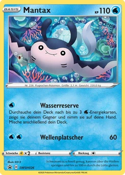 Pokémon-Karte Mantax SWSH026