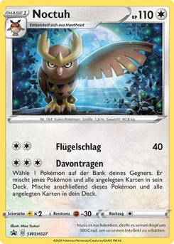 Pokémon-Karte Noctuh SWSH027