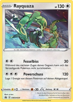 Pokémon-Karte Rayquaza SWSH029