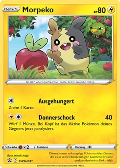 Pokémon-Karte Morpeko SWSH031