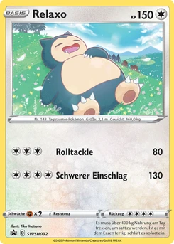 Pokémon-Karte Relaxo SWSH032