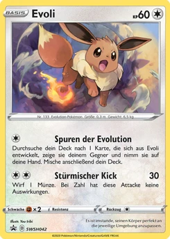 Pokémon-Karte Evoli SWSH042