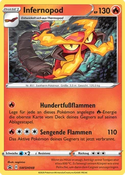 Pokémon-Karte Infernopod SWSH048