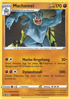 Pokémon-Karte Machomei SWSH053
