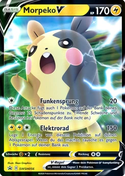 Pokémon-Karte Morpeko V SWSH056