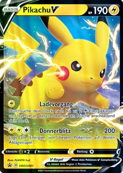Pokémon-Karte Pikachu V SWSH061