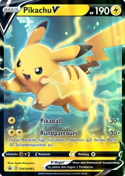 Pokémon-Karte Pikachu V SWSH063