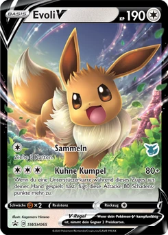 Pokémon-Karte Evoli V SWSH065