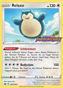 Pokémon-Karte Relaxo SWSH068