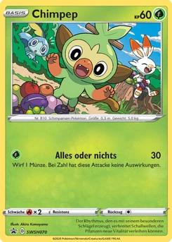Pokémon-Karte Chimpep SWSH070