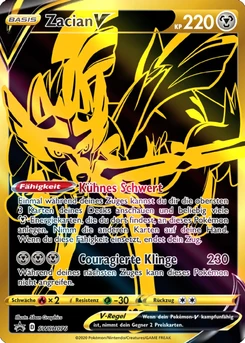 Pokémon-Karte Zacian V SWSH076
