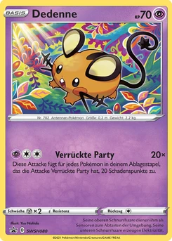 Pokémon-Karte Dedenne SWSH080
