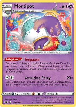 Pokémon-Karte Mortipot SWSH081