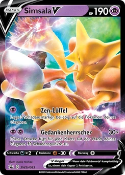 Pokémon-Karte Simsala V SWSH083