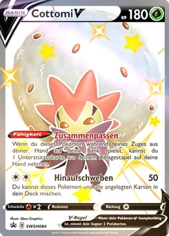 Pokémon-Karte Cottomi V SWSH084