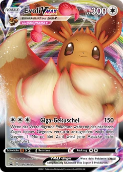 Pokémon-Karte Evoli VMAX SWSH087