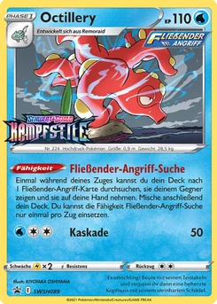 Pokémon-Karte Octillery SWSH089