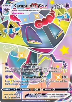 Pokémon-Karte Katapuldra VMAX SWSH097