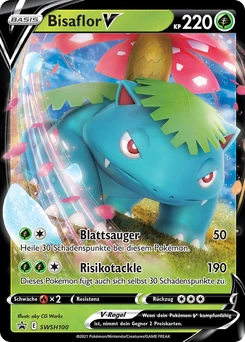 Pokémon-Karte Bisaflor V SWSH100