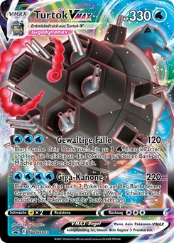Pokémon-Karte Turtok VMAX SWSH103