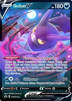 Pokémon-Karte Iksbat V SWSH110