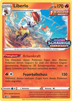 Pokémon-Karte Liberlo SWSH112